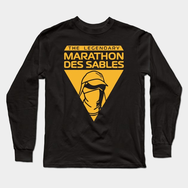 Marathon Des Sables Long Sleeve T-Shirt by Radian's Art